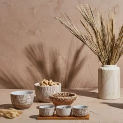 SEMA DESIGN Lot De 3 Coupelles En Grès Avec Plateau Nude Mat - Terre Boheme -AMEFA Magasin 1fb98 amb hd 2022 01 pe sema 10095