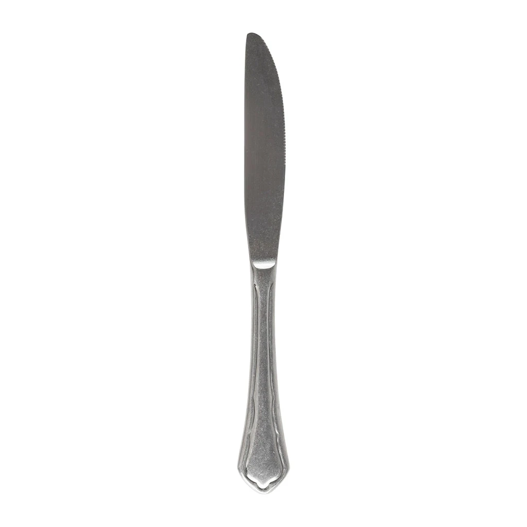 Comptoir De Famille Couteau Vintage En Inox Gris - Tyssia 1 Comptoir De Famille Couteau Vintage En Inox Gris - Tyssia