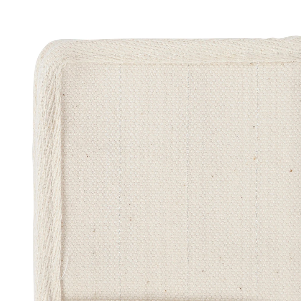 Comptoir De Famille Etui à Couverts Naturel Et Argenté En Toile De Coton Et Lurex - Emelise 2 Comptoir De Famille Etui à Couverts Naturel Et Argenté En Toile De Coton Et Lurex - Emelise – Image 2