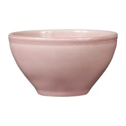 Côté Table Bol En Faïence Rose Poudré 50cl - Campagne