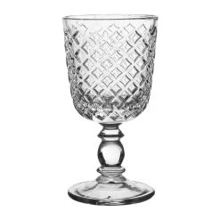 Côté Table Verre à Pied Arlequin En Verre