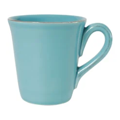 Côté Table Mug Americain En Faïence Turquoise
