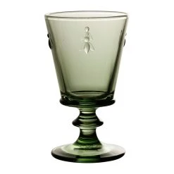 Côté Table Verre à Vin Abeilles Vert En Verre -AMEFA Magasin 31967 DET01 WEB