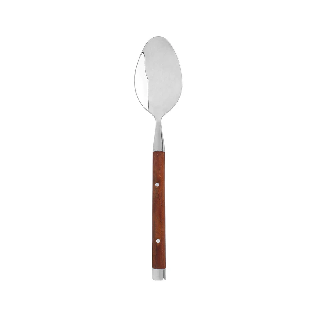 Côté Table Cuillère En Inox Marron - Nobu 1 Côté Table Cuillère En Inox Marron - Nobu