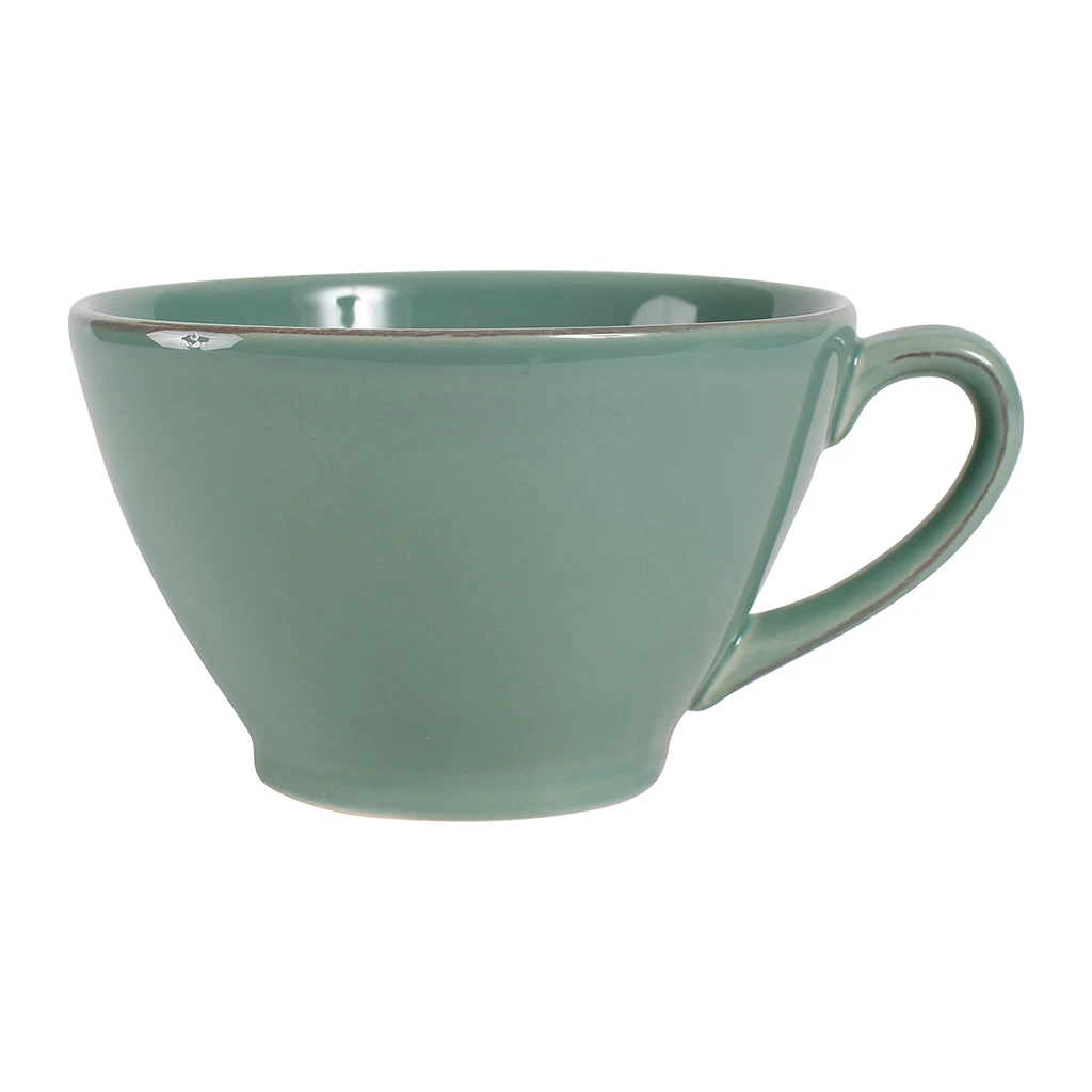 Côté Table Tasse En Faïence Sauge -campagne 1 Côté Table Tasse En Faïence Sauge -campagne