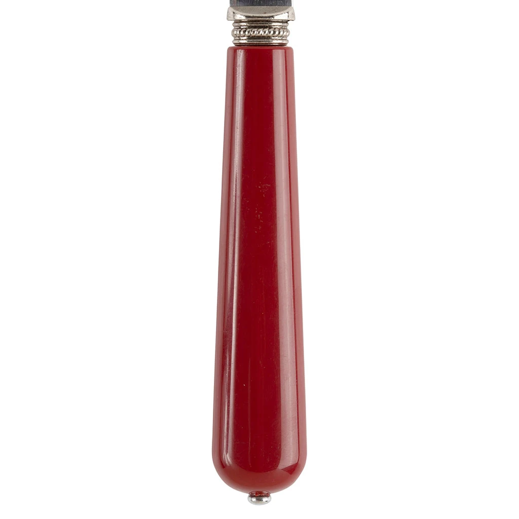 Côté Table Fourchette Lucie Rouge En Inox 2 Côté Table Fourchette Lucie Rouge En Inox – Image 2