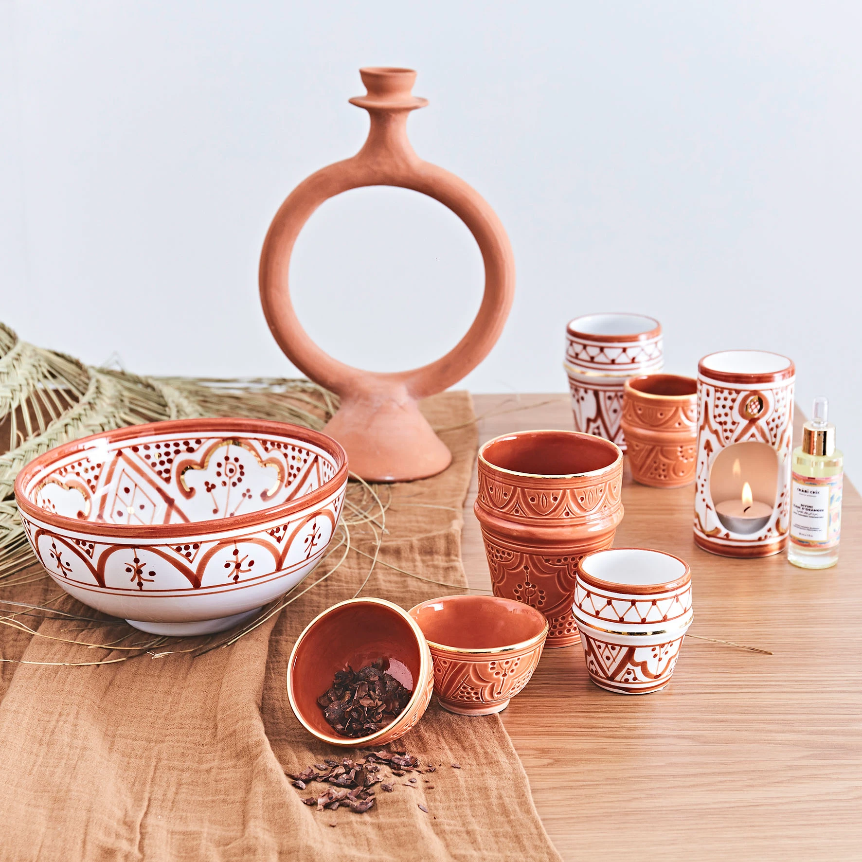 Chabi Chic Tasse Marsala Et Or H7cm - Zwak 6 Chabi Chic Tasse Marsala Et Or H7cm - Zwak – Image 6