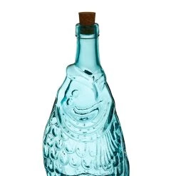 Côté Table Bouteille Poisson Turquoise 1.1l En Verre Recyclé 5 Côté Table Bouteille Poisson Turquoise 1.1l En Verre Recyclé -AMEFA Magasin 37502 DET01 WEB
