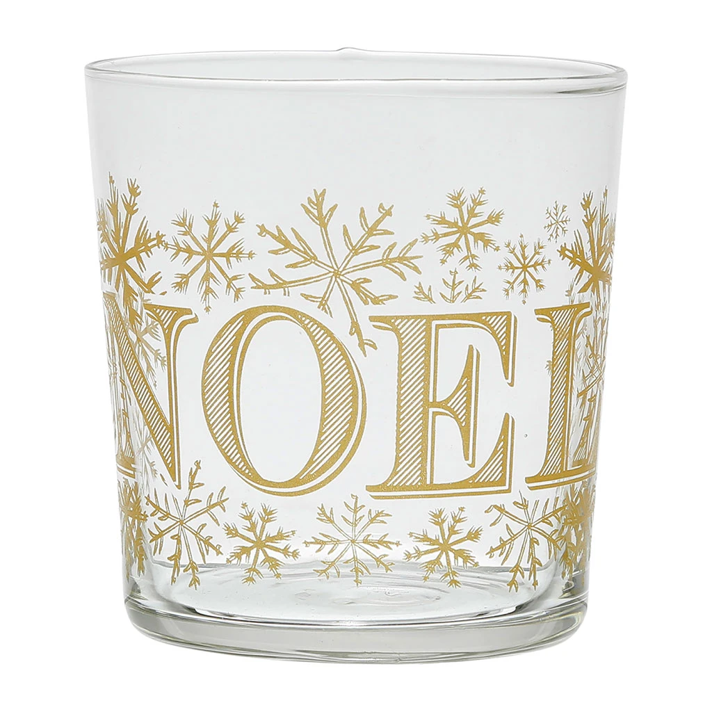 Côté Table Gobelet En Verre Noël Doré 35.5cl - Bodega 1 Côté Table Gobelet En Verre Noël Doré 35.5cl - Bodega