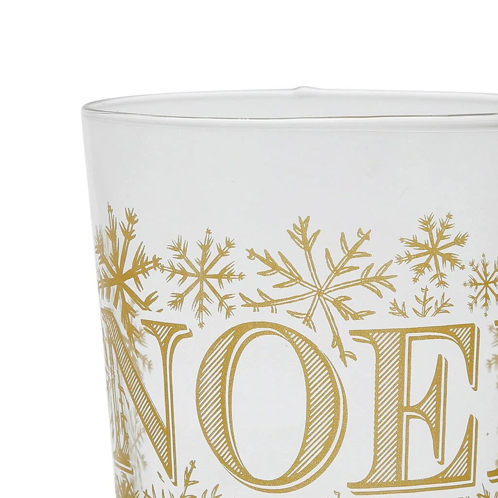 Côté Table Gobelet En Verre Noël Doré 35.5cl - Bodega 3 Côté Table Gobelet En Verre Noël Doré 35.5cl - Bodega – Image 3