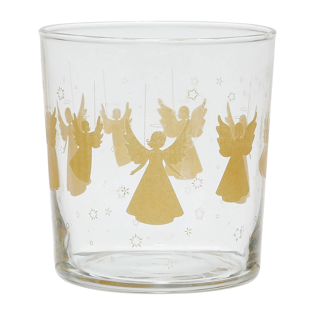 Côté Table Gobelet En Verre Ange Doré 35.5cl - Bodega 1 Côté Table Gobelet En Verre Ange Doré 35.5cl - Bodega