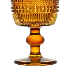 Côté Table Verre à Pied En Verre Ambre 30cl - Strie 7 Côté Table Verre à Pied En Verre Ambre 30cl - Strie -AMEFA Magasin 38522 DET02 WEB