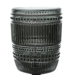 Côté Table Verre à Pied En Verre Fumé 30cl - Strie 6 Côté Table Verre à Pied En Verre Fumé 30cl - Strie -AMEFA Magasin 38523 DET01 WEB