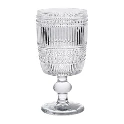 Côté Table Verre à Pied En Verre Transparent 30cl - Strie