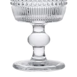 Côté Table Verre à Pied En Verre Transparent 30cl - Strie -AMEFA Magasin 38524 DET02 WEB