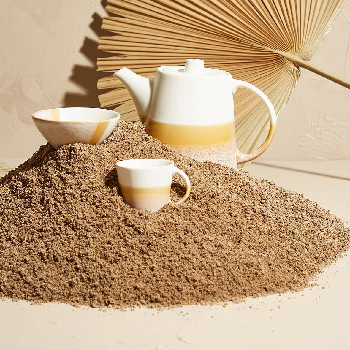 SEMA DESIGN Tasse à Cafe En Porcelaine Dégradé Nude Et Blanc - Earth Notes 3 SEMA DESIGN Tasse à Cafe En Porcelaine Dégradé Nude Et Blanc - Earth Notes – Image 3