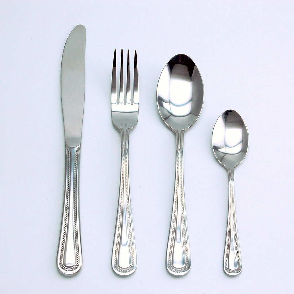 TARRERIAS BONJEAN Ménagère 24 Pièces En Inox Argent - Perle 1 TARRERIAS BONJEAN Ménagère 24 Pièces En Inox Argent - Perle