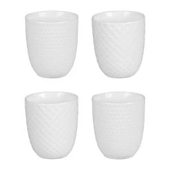 Table Passion Coffret 4 Gobelets 20cl Snow Blanc