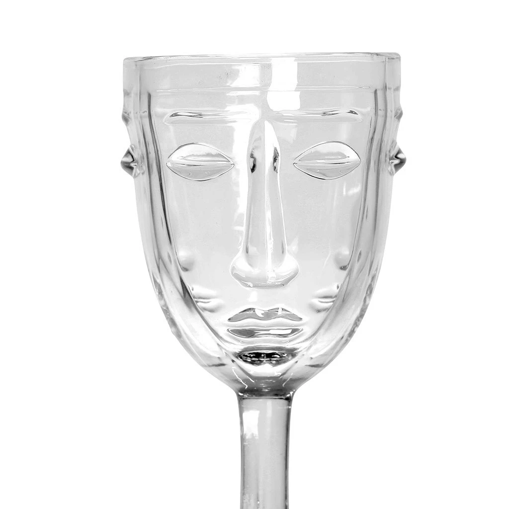 Opjet Verre A Pied Visage Transparent - D8xh16.5cm 3 Opjet Verre A Pied Visage Transparent - D8xh16.5cm – Image 3