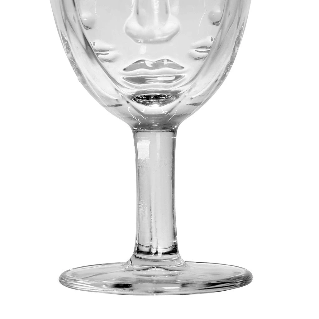 Opjet Verre A Pied Visage Transparent - D8xh16.5cm 4 Opjet Verre A Pied Visage Transparent - D8xh16.5cm – Image 4