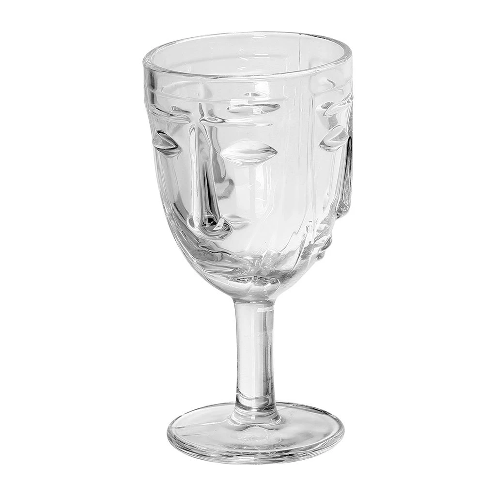 Opjet Verre A Pied Visage Transparent - D8xh16.5cm 5 Opjet Verre A Pied Visage Transparent - D8xh16.5cm – Image 5