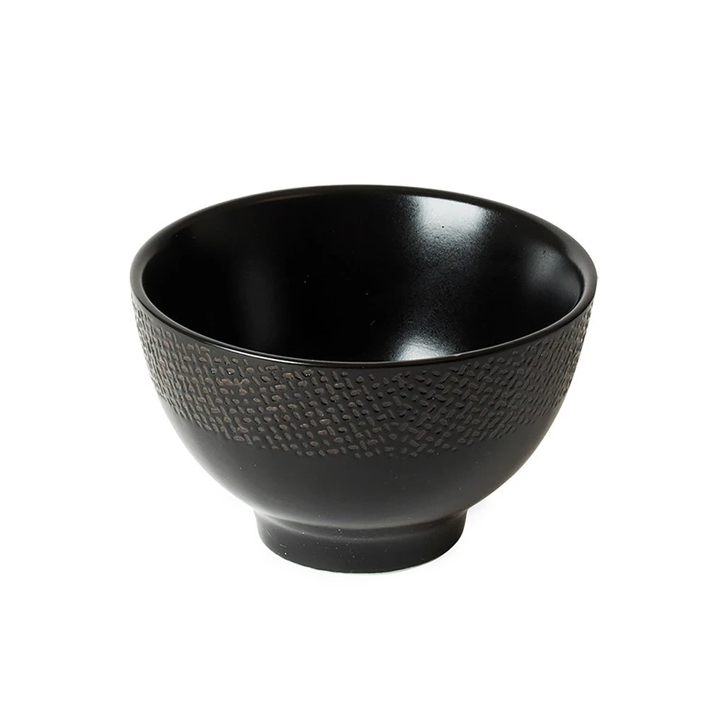 Table Passion Mini Bol En Grès Noir D9.5cm - Vesuvio 2 Table Passion Mini Bol En Grès Noir D9.5cm - Vesuvio – Image 2