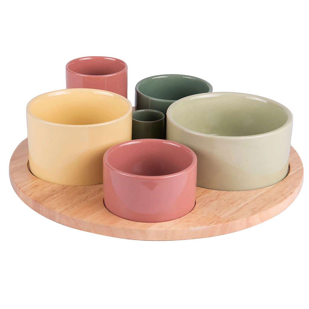 Table Passion Coffret Aperitif 6 Pièces En Ceramique Multicolore - Oslo 1 Table Passion Coffret Aperitif 6 Pièces En Ceramique Multicolore - Oslo