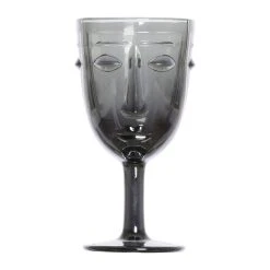 Opjet Verre à Pied Visage Noir