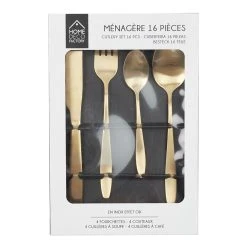 Home Déco Factory Ménagère 16 Pièces En Acier Doré 8 Home Déco Factory Ménagère 16 Pièces En Acier Doré -AMEFA Magasin 631644 FRN03 WEB