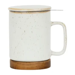 SEMA DESIGN Tisanière En Grès Avec Filtre Blanc - Nordika