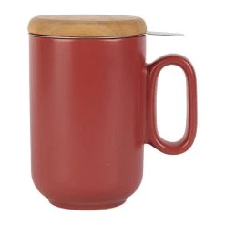 SEMA DESIGN Tisaniere En Grès Avec Filtre Rouge - Baltika