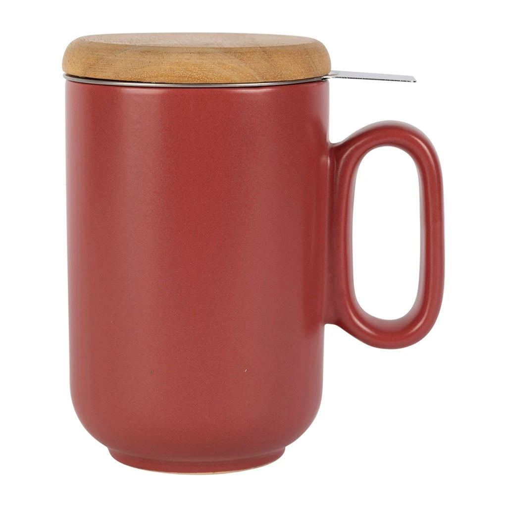 SEMA DESIGN Tisaniere En Grès Avec Filtre Rouge - Baltika 1 SEMA DESIGN Tisaniere En Grès Avec Filtre Rouge - Baltika