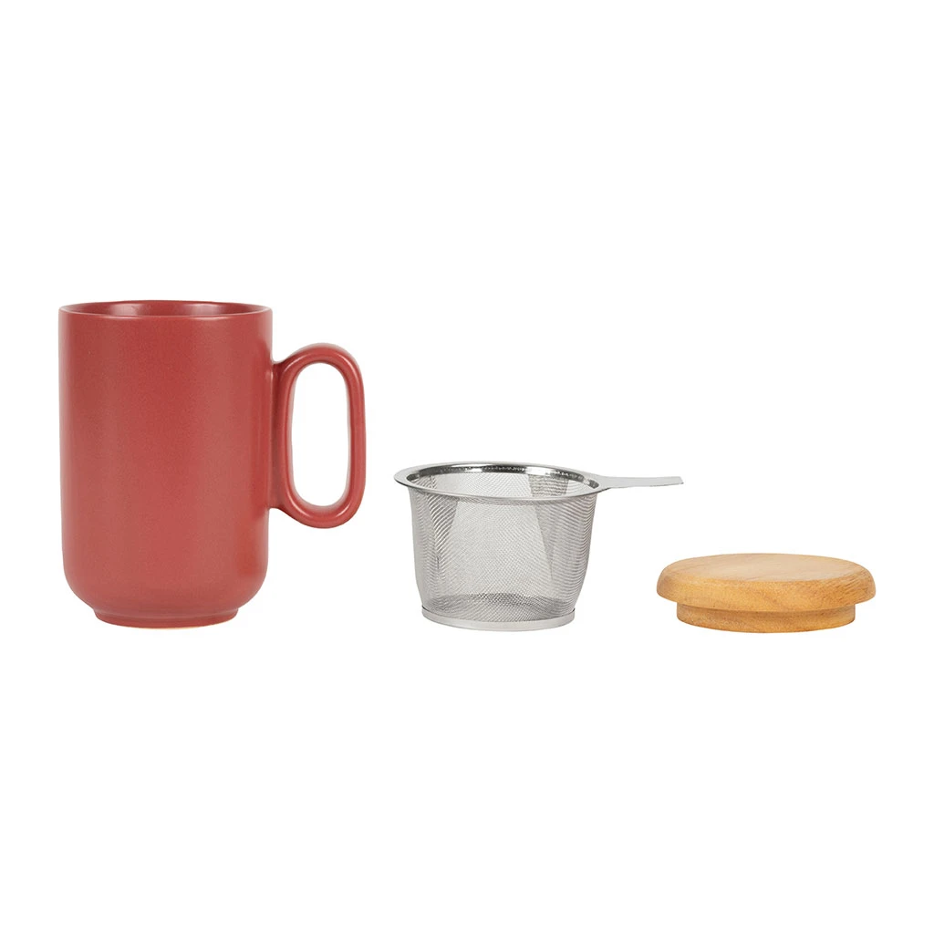 SEMA DESIGN Tisaniere En Grès Avec Filtre Rouge - Baltika 2 SEMA DESIGN Tisaniere En Grès Avec Filtre Rouge - Baltika – Image 2