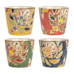 SEMA DESIGN Lot De 4 Coupes En Grès Multicolore - Orchila