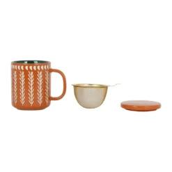 SEMA DESIGN Tisaniere En Grès Avec Filtre Terracotta - Romance Vegetal 5 SEMA DESIGN Tisaniere En Grès Avec Filtre Terracotta - Romance Vegetal -AMEFA Magasin 76598 DET02 WEB