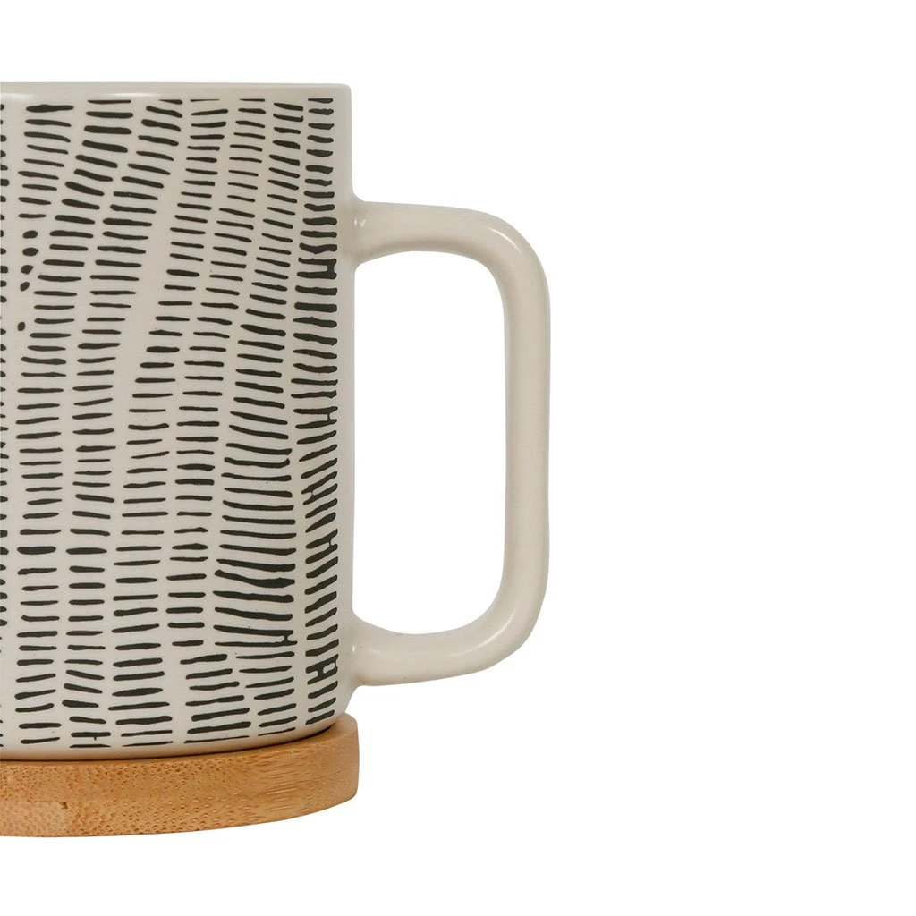 SEMA DESIGN Tisaniere En Grès Avec Filtre Crème Et Noir Mat - Ligne 3 SEMA DESIGN Tisaniere En Grès Avec Filtre Crème Et Noir Mat - Ligne – Image 3