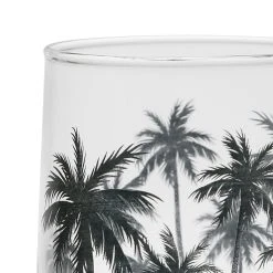 Alternative view of SEMA DESIGN Gobelet Palmier Noir 25cl En Verre - Palmea