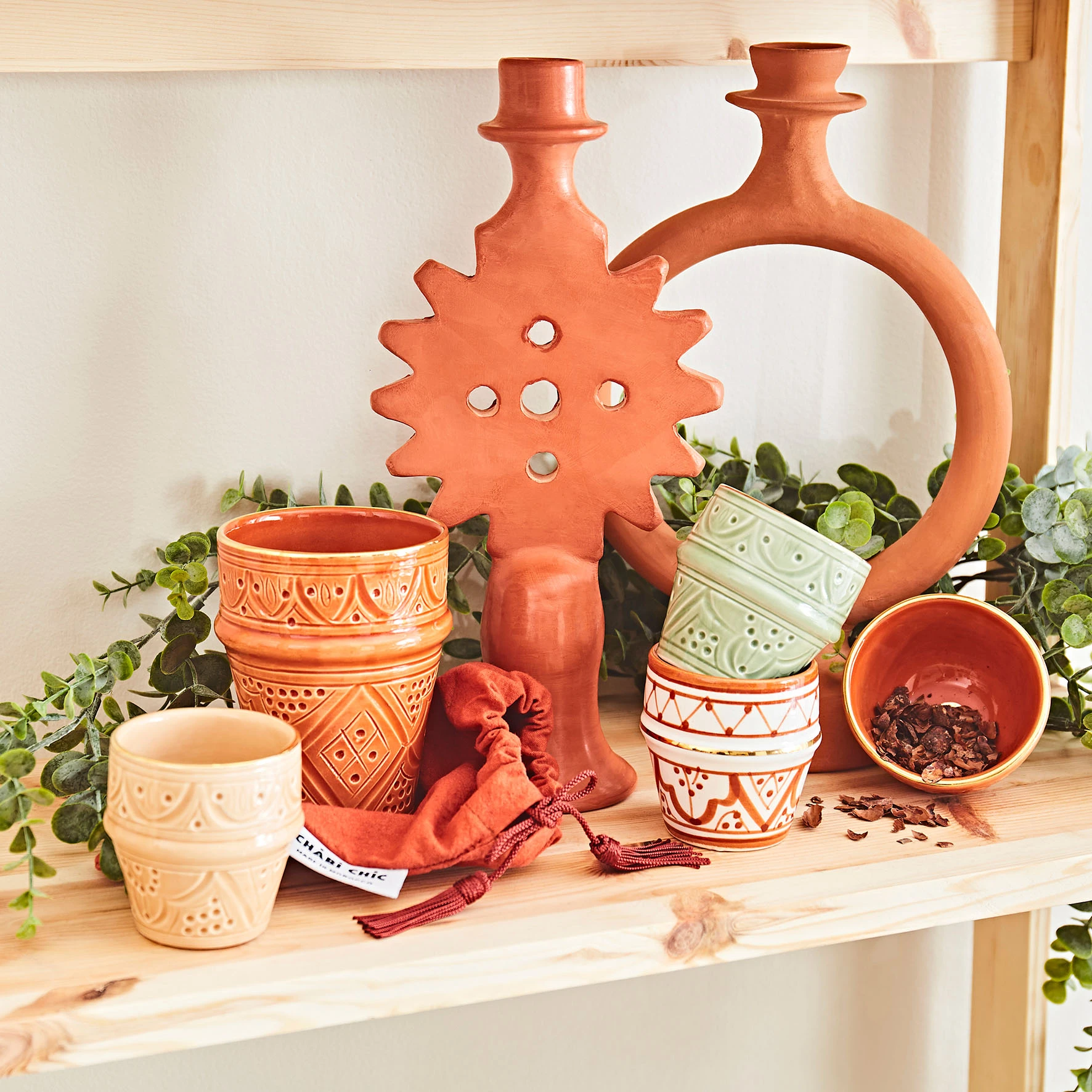 Chabi Chic Tasse Marsala Et Or H7cm - Zwak 5 Chabi Chic Tasse Marsala Et Or H7cm - Zwak – Image 5